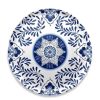 SERAFINO ZANI Assiettes & Plats | Plateau Rond M Lamine 40Cm - Santorini