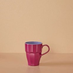 RICE Vaisselle Enfant | Mug Melamine H 10.5 Cm - Prune