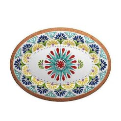 SERAFINO ZANI Assiettes & Plats | Plateau Ovale M Lamine 52Cm - Porto