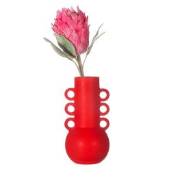 Sass & belle Vases / Petits Objects D Co | Vase Amphora - Rouge Lipstick H 20 Cm