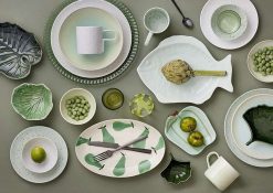 COZY LIVING Assiettes & Plats | Assiette Ovale Motif Poires