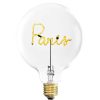 ELEMENTS LIGHTING Ampoules Message | Ampoule Paris / H 17 Cm