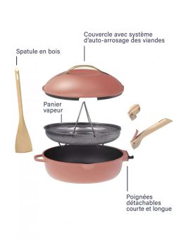 COOKUT Ustensiles De Cuisine | Cookut Po Le La Fabuleuse 28 Cm - Pivoine