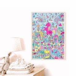 OMY Jeux & Fun | Omy Poster Sticker - Lily