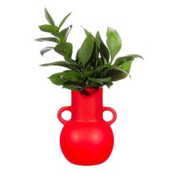 Sass & belle Vases / Petits Objects D Co | Vase Amphora - Rouge H 14 Cm