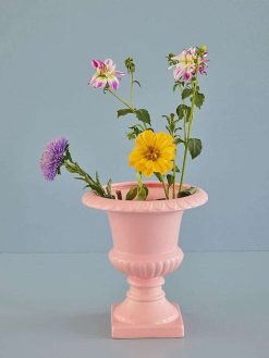 RICE Vases / Petits Objects D Co | Pot En Porcelaine H.20 Cm - Rose