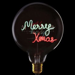 ELEMENTS LIGHTING Ampoules Message | Ampoule Merry Xmas / H 17 Cm