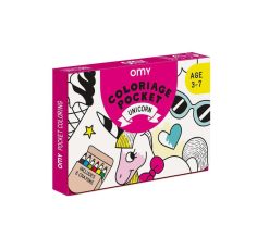 OMY Jouets / Coloriages | Omy Coloriage Pocket - Unicorn