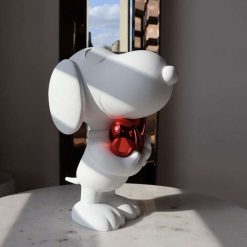 LEBLON DELIENNE D Co & Luminaires Enfants | Leblon Delienne Snoopy Coeur Bicolore H.27 Cm