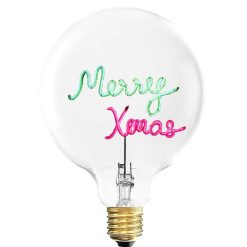 ELEMENTS LIGHTING Ampoules Message | Ampoule Merry Xmas / H 17 Cm