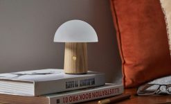 GINGKO Luminaires | Lampe Champignon Alice Blanche Mini - H 12.5 Cm