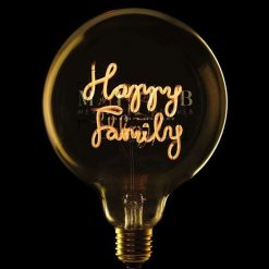 ELEMENTS LIGHTING Ampoules Message | Ampoule Happy Family / H 17 Cm