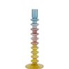 COZY LIVING Vases / Petits Objects D Co | Bougeoir H 26.5 Cm Tie And Dye