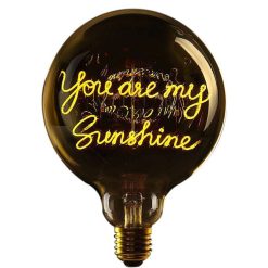 ELEMENTS LIGHTING Ampoules Message | Ampoule You Are My Sunshine / H 17 Cm