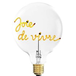 ELEMENTS LIGHTING Ampoules Message | Ampoule Joie De Vivre / H 17 Cm