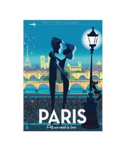 IMAGE REPUBLIC Jeux & Fun | Puzzle Monsieur Z 1000 Pcs - Paris Love