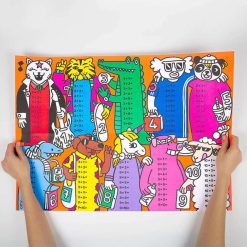 OMY Jeux & Fun | Omy Poster School - Multiplications