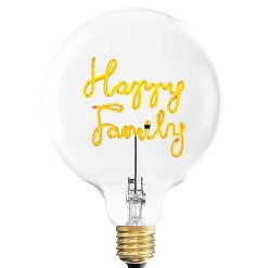 ELEMENTS LIGHTING Ampoules Message | Ampoule Happy Family / H 17 Cm