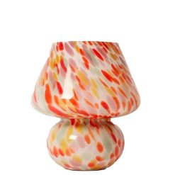 EJA Vases / Petits Objects D Co | Lampe Joyful H. 24 Cm - Rouge Jaune