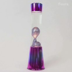 FISURA Luminaires | Lava Lampe H.40Cm - Violet Base Tie & Dye