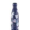 CHILLY S Bouteilles, Carafes | Chilly'S Bouteille Isotherme 500 Ml - Floral Fleurs Bleues