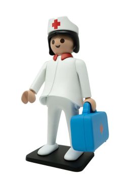 PLASTOY D Co & Luminaires Enfants | Playmobil Vintage L'Infirmi Re