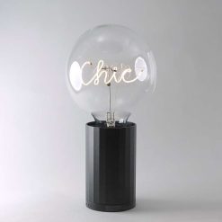 ELEMENTS LIGHTING Ampoules Message | Ampoule Chic Pour Socle Portable / H 17 Cm