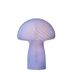 COZY LIVING Luminaires | Lampe Champignon H.23 Cm - Bleu