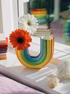 DOIY (MANTA) Vases / Petits Objects D Co | Vase Rainbow H.20 Cm