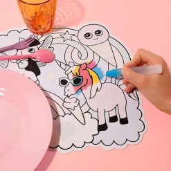 OMY Jouets / Coloriages | Omy Set De Table Magic Water - Lily Licorne