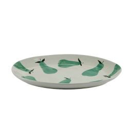 COZY LIVING Assiettes & Plats | Assiette Ovale Motif Poires