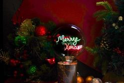 ELEMENTS LIGHTING Ampoules Message | Ampoule Merry Xmas / H 17 Cm