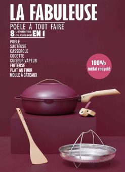 COOKUT Ustensiles De Cuisine | Cookut Po Le La Fabuleuse 28 Cm - Rubis