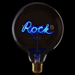 ELEMENTS LIGHTING Ampoules Message | Ampoule Rock Bleu / H 17 Cm