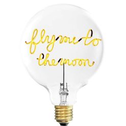 ELEMENTS LIGHTING Ampoules Message | Ampoule Fly Me To The Moon / H 17 Cm