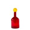 POLSPOTTEN Bouteilles, Carafes | Pols Potten Bouteille En Verre H.33 Cm - Rouge