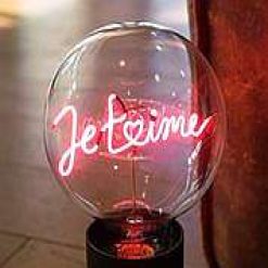 ELEMENTS LIGHTING Ampoules Message | Ampoule Je T'Aime / H 17 Cm