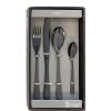 HOFF Ustensiles De Cuisine | Coffret Couverts 24 Pcs Noir