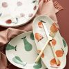 COZY LIVING Assiettes & Plats | Assiette Longue Motif Oranges