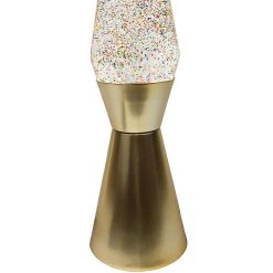 FISURA Luminaires | Lava Lampe H.40Cm - Glitter & Or