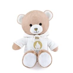 Doudou & Compagnie Peluches & Figurines | Ours En Peluche Sweat Jeux Olympiques 2024 H.25 Cm