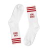 MOTHER SOCKER Homewear (Chaussettes, Chaussons...) | Chaussettes Send Nudes - Rouge