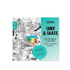 OMY Jeux & Fun | Omy Poster G Ant Colorier - Surf & Skate