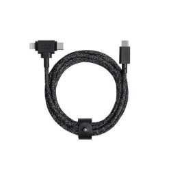 NATIVE UNION Accessoires High-Tech (Ordis, Tablettes, Smartphones....) | Native Union Cable Belt Duo Usb-C Et Lightning 1,5M - Cosmos