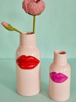 RICE Vases / Petits Objects D Co | Vase Lipstick Rose - Taille L