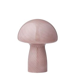 COZY LIVING Luminaires | Lampe Champignon H.23 Cm - Vieux Rose