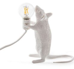 SELETTI Luminaires | Lampe De Table Souris Debout - H 14,5 Cm