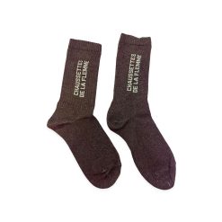 FÉLICIE AUSSI Homewear (Chaussettes, Chaussons...) | Chaussettes - Flemme 36/40 Gris Anthracite