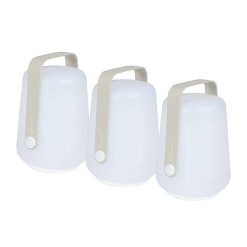 FERMOB Luminaires | Fermob Set De 3 Mini Lampes Rechargeables - Gris Argile