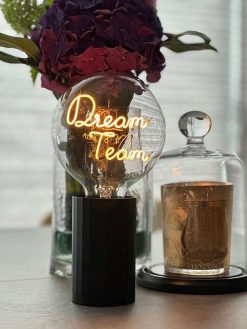 ELEMENTS LIGHTING Ampoules Message | Ampoule Dream Team Pour Socle Portable / H 17 Cm